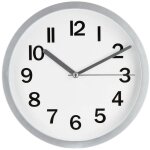 Horloge plastique gris d22cm atmosphera créateur d'intérieur Horloge plastique gris d22cm atmosphera créateur d'intérieur