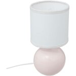 Atmosphera - lampe en c�ramique tim�o, hauteur 25 cm, couleur rose clair ? cr�ateur d'int�rieur