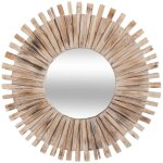 Atmosphera - miroir manon bois flott d88cm crateur d'intrieur