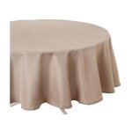 Nappe antitache ronde 'unie' 180cm lin Nappe antitache ronde 'unie' 180cm lin