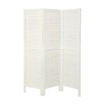 Atmosphera - paravent bois 170x120cm blanc Atmosphera - paravent bois 170x120cm blanc