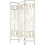 Paravent iram en macramé blanc h170cm atmosphera créateur d'intérieur Paravent iram en macramé blanc h170cm atmosphera créateur d'intérieur