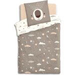 Parure de lit atmosphera ours 140 x 200 cm en coton avec housse de couette et taies assorties, blanc ... Parure de lit atmosphera ours 140 x 200 cm en coton avec housse de couette et taies assorties, blanc ...