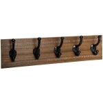 Pat�re 5 crochets marron atmosphera cr�ateur d'int�rieur