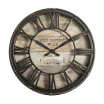 Pendule vintage 'express' 21cm marron