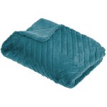 Atmosphera - plaid en fausse fourrure - 3d géo - 120 x 160 cm - bleu canard - livraison gratuite Atmosphera - plaid en fausse fourrure - 3d géo - 120 x 160 cm - bleu canard - livraison gratuite
