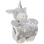 Plaid peluche licorne 75x100cm atmosphera créateur d'intérieur Plaid peluche licorne 75x100cm atmosphera créateur d'intérieur