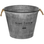 Pot de fleurs en zinc vintage d 48 cm atmosphera Pot de fleurs en zinc vintage d 48 cm atmosphera