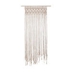 Atmosphera - rideau fil macram 't' 90x200cm beige