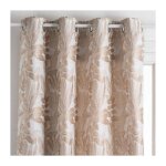 Rideau jacquard � ?illets 'bejuco' 140x260cm lin