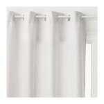 Atmosphera - rideau uni 'leon' 140x260cm ivoire