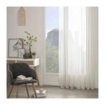 Rideau voilage 'anissa' 140x240cm ivoire