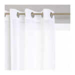 Rideau voilage 'etamine' 140x240cm blanc