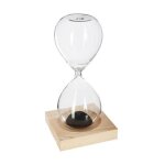 Atmosphera - sablier dco 'magntique' 15cm noir
