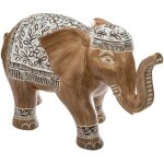 Atmosphera - statue lphant leo rsine h24cm crateur d'intrieur