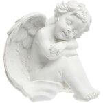 Statuette ange assis h15cm atmosphera crateur d'intrieur