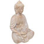 Atmosphera - statuette bouddha assis h39cm crateur d'intrieur