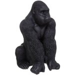 Atmosphera - statuette gorille r�sine noir h68cm cr�ateur d'int�rieur