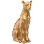 Statuette panthre dor h23cm atmosphera crateur d'intrieur