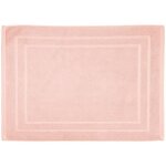 Tapis de bain en coton - 50 x 70 cm - rose pastel - livraison gratuite