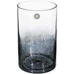 Vase cylindre verre craquel� h20cm atmosphera cr�ateur d'int�rieur