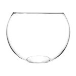 Atmosphera - vase en verre 'boule' 30cm transparent