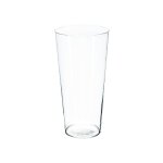 Vase en verre 'conique' 30cm transparent