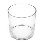 Vase en verre 'cylindre' 18cm transparent Vase en verre 'cylindre' 18cm transparent