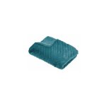 Atmosphera - plaid en fausse fourrure - 3d go - 120 x 160 cm - bleu canard - livraison gratuite