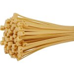 Attaches c�ble, 1. 8 mm x 100 mm attaches de c�ble, beige serre c�bles nylon, collier de serrage, colliers ...