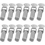Attache capot 12 pi�ces fermeture � levier moraillon de porte, loquet � ressort avec crochet tiroir hardware ...