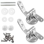 Aiperq - ymyny attaches charnire abattant wc, lot de 2 charnires de rechange pour lunette de toilette ...