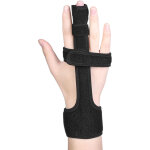Attelle de doigt r�glable pour fracture, manchon de stabilisation pour marteau doigt, orth�se de r��ducation ...