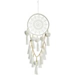 Attrape rêves Été blanc 20x56cm - atmosphera créateur d'intérieur Attrape rêves Été blanc 20x56cm - atmosphera créateur d'intérieur