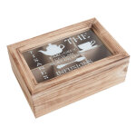 Boite de th� en bois