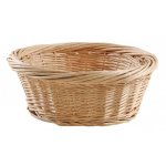 Aubry gaspard - corbeille ronde en osier blanc 37 cm