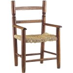Aubry gaspard - fauteuil enfant en bois de htre marron