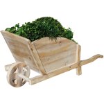 Jardinire brouette en bois