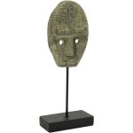 Aubry gaspard - masque bali sur socle en teck recycl