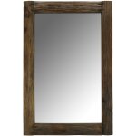 Aubry gaspard - miroir rectangulaire en bois recyclé rustique rectangle Aubry gaspard - miroir rectangulaire en bois recyclé rustique rectangle