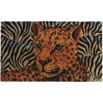 Aubry gaspard - paillasson coco teinte 75 x 45 cm panthre