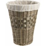 Panier  linge en clisse et coton