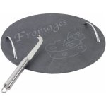 Plateau  fromages ardoise et mtal