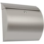Aura e5405 - 12 bo�te aux lettres individuelle acier inoxydable, taille l (magazine, enveloppe c4), grande ...