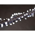 Aura led - 6 m - 90 boules - blanc - c�ble transparent - modulateur - 24 v