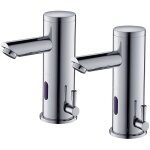 2pcs robinet infrarouge electronique eau froide et chaude mitigeur automatique laiton chrome robinet ... 2pcs robinet infrarouge electronique eau froide et chaude mitigeur automatique laiton chrome robinet ...