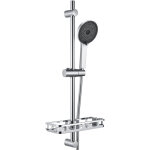 Auralum max barre de douche avec �tag�re, douchette 5 jets et flexible ? barre de douche de 70 cm en ...