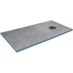 Bac receveur de douche  carreler 90x160cm recoupable sur mesure pour douche  l'italienne