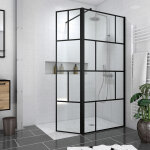 Aurlane - pack paroi de douche 90 + 40x195cm + receveur a carreler 140x90cm + bonde horizontale - blocks ... Aurlane - pack paroi de douche 90 + 40x195cm + receveur a carreler 140x90cm + bonde horizontale - blocks ...