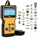 Auto outils de scanner de diagnostic auto lecteur voiture lecteur lire et effacer les codes erreur moteur ...